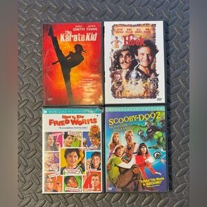 Family Movie Night Set of 4 DVDs: Live Action Films